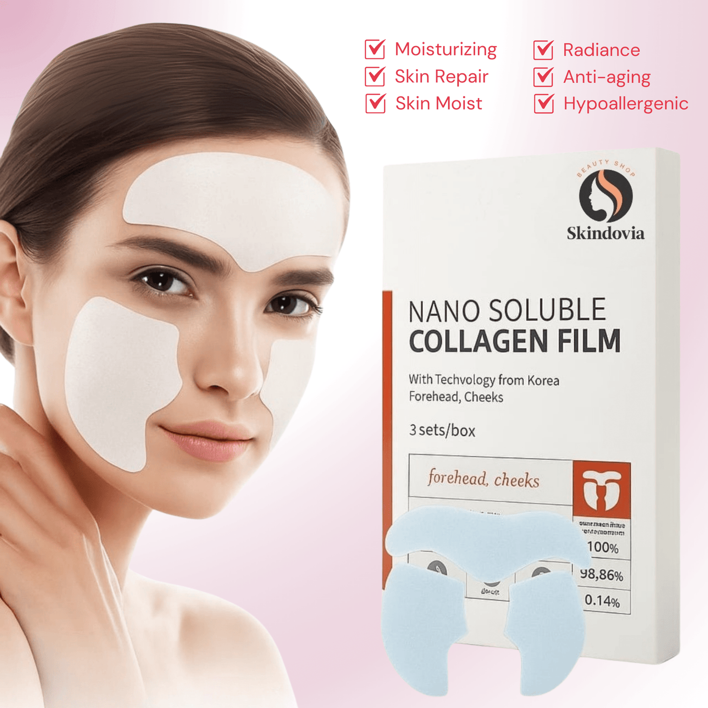 Glow Duo – Collagen Lifting Face Mask + Pure Rose Water
